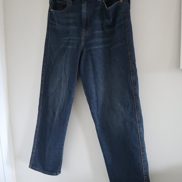 Levi Strauss Signature Heritage high rise straight jeans, blue, size 12 - Picture 6 of 6